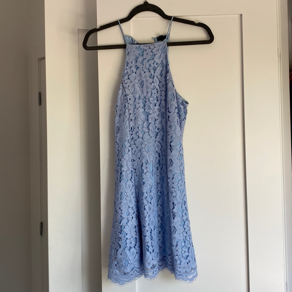 Revolve blue mini dress